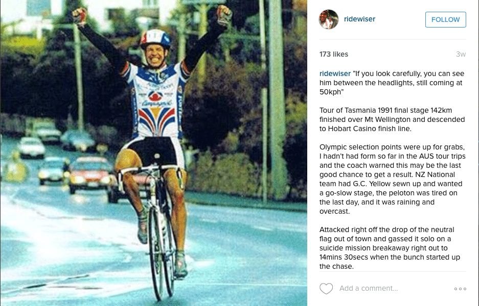 Rob Crowe - Tour of Tasmania 1991