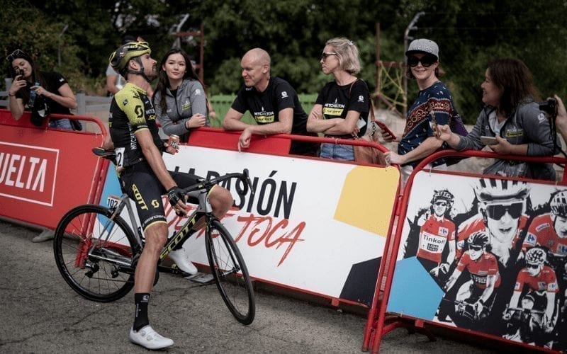 Sam Bewley is a New Zealander racing for Mitchelton-SCOTT