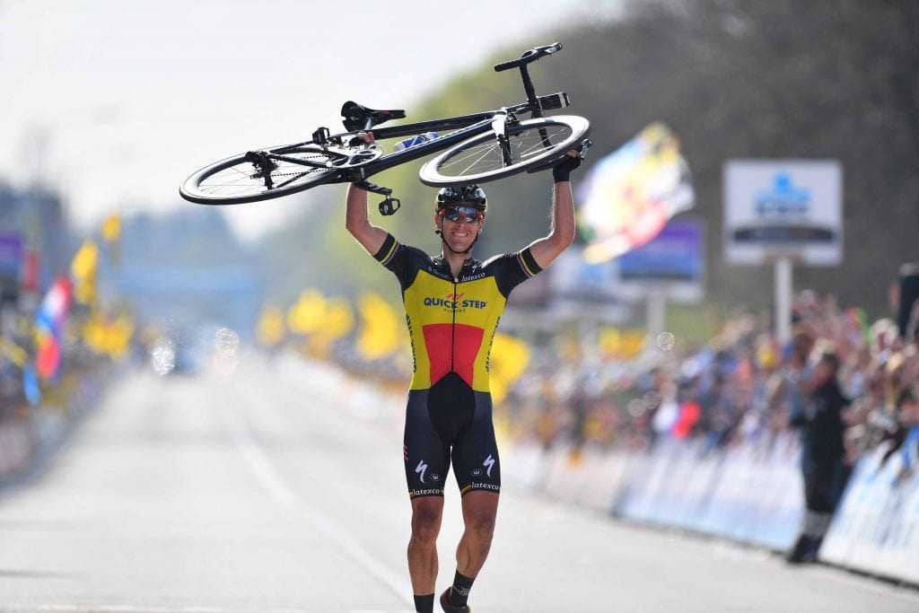 Cycling: 101st Tour of Flanders 2017 / Men Arrival / Philippe GILBERT (BEL)/ Celebration / Antwerpen - Oudenaarde (260km)/ Men / Ronde Van Vlaanderen / Tour of Flanders / RVV / © Tim De Waele