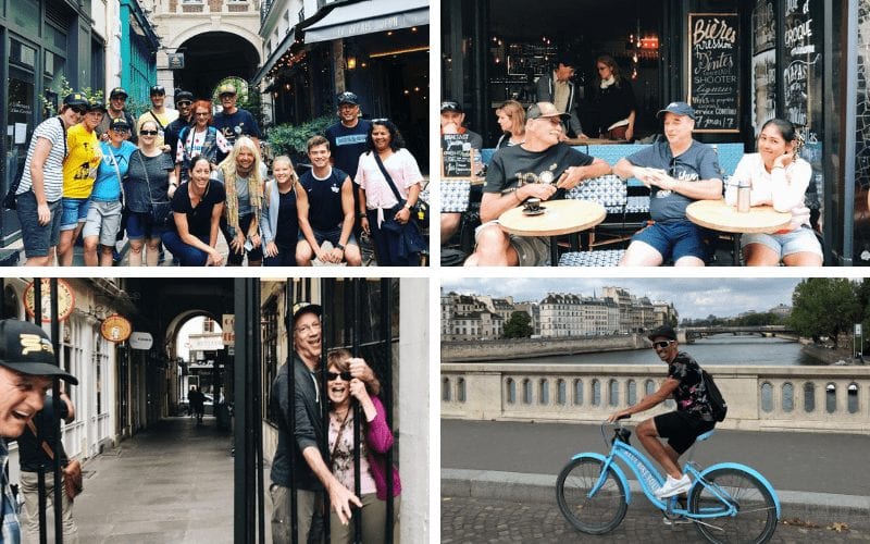 Paris ‘weekender’ guests at Mummu Cycling