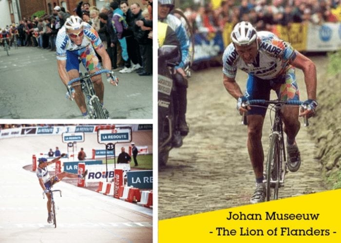 Johan Museeuw Limited A3 Print Tour Of Flanders Cycling Art 